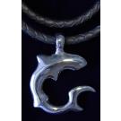 Tribal Shark Sterling Silver Pendant (with donation)