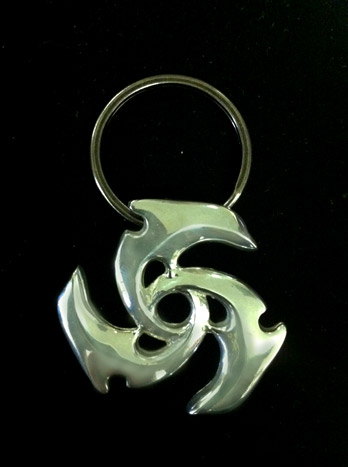 Tribal Dolphin Keyring